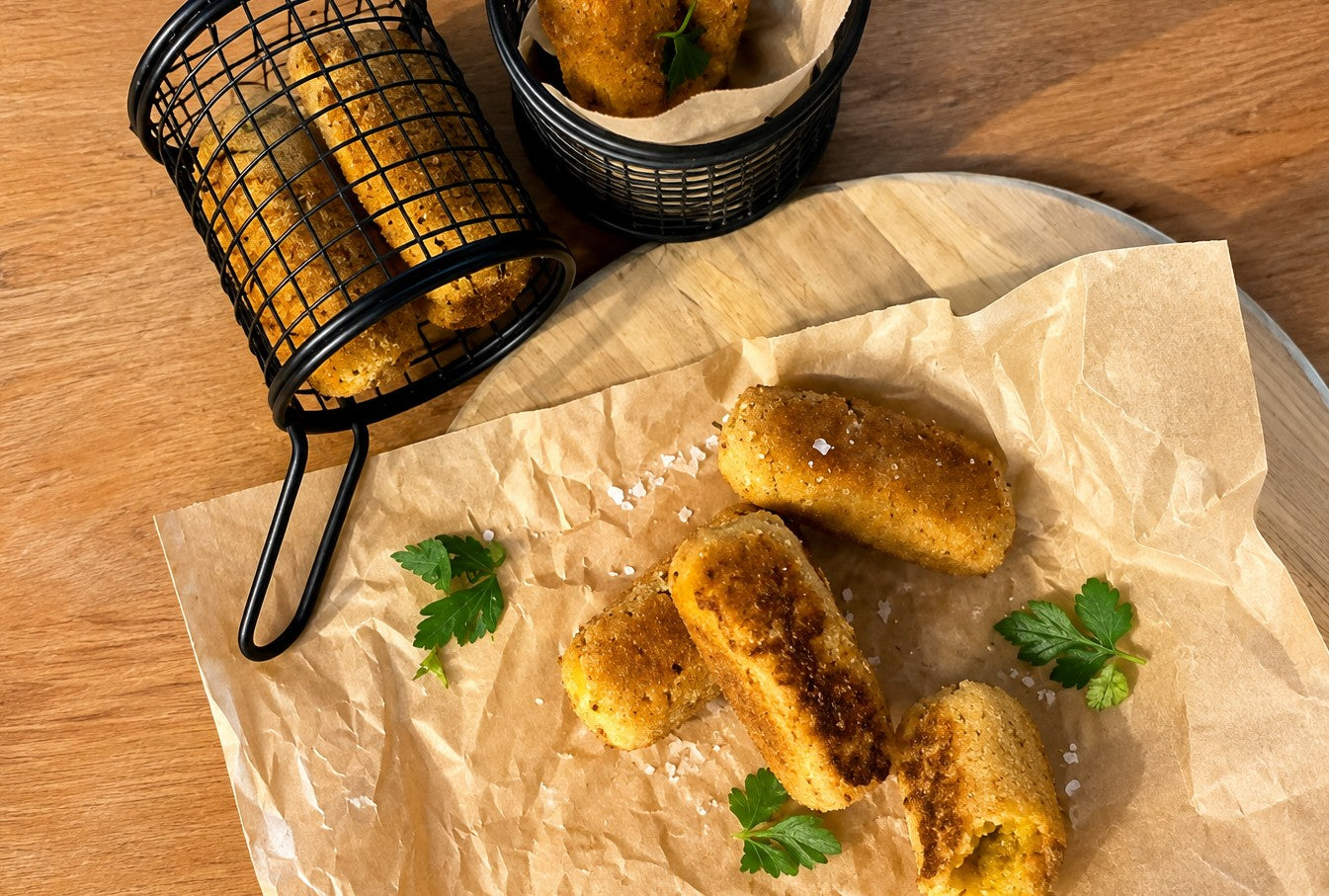 GF Crispy Pumpkin & Herb Croquettes