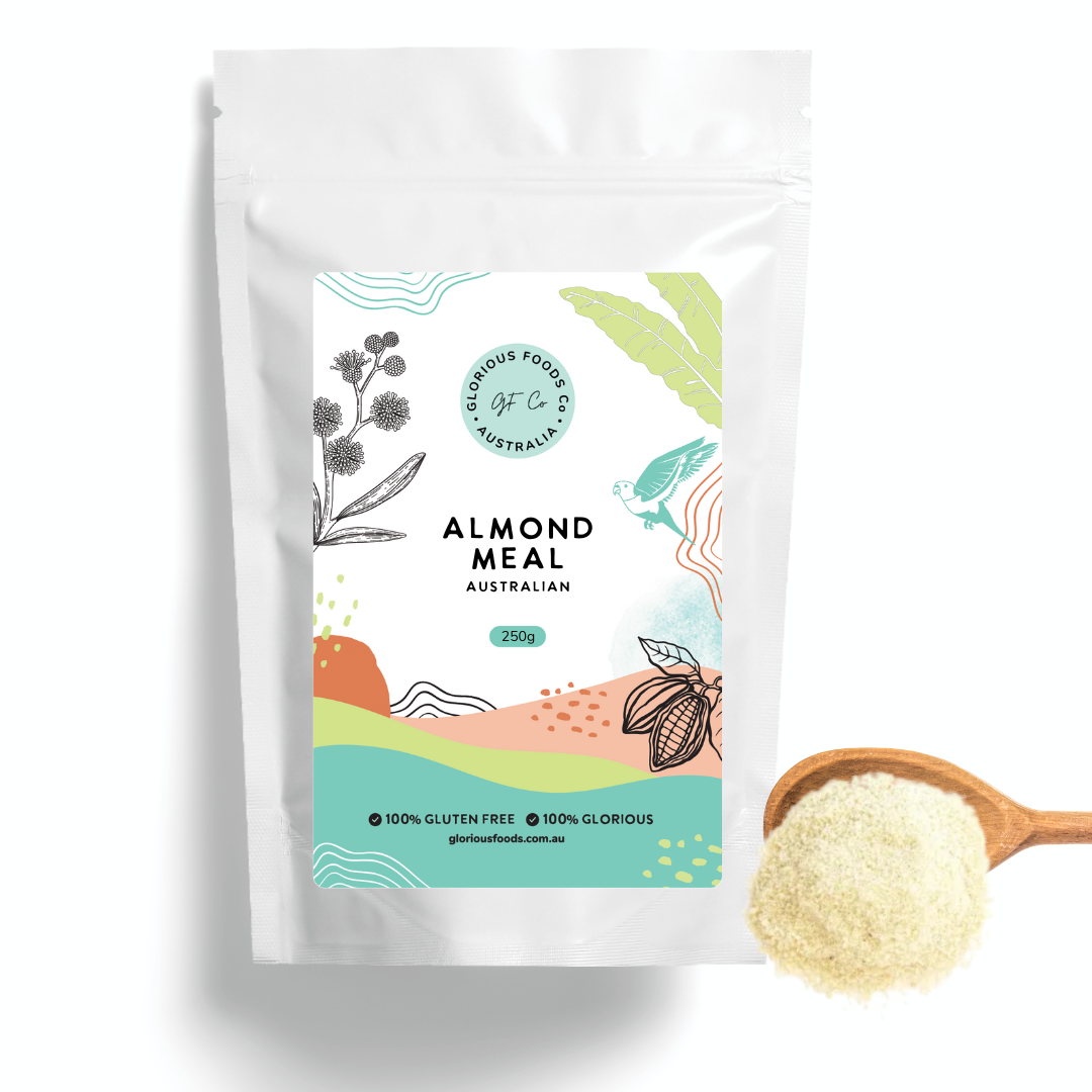 Glorious Foods Almond Meal Flour Blanched Australian - 250g Gluten Free Retail Pantry Pack