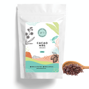 Cacao Nibs Organic - Glorious Foods Co Gluten Free Vegan Kosher Peruvian - 500g Retail Panty Pack