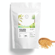 Golden Linseed Flax - Glorious Foods Co 100% Gluten Free, Pure New Zealand Flax | 500g Retail Pack