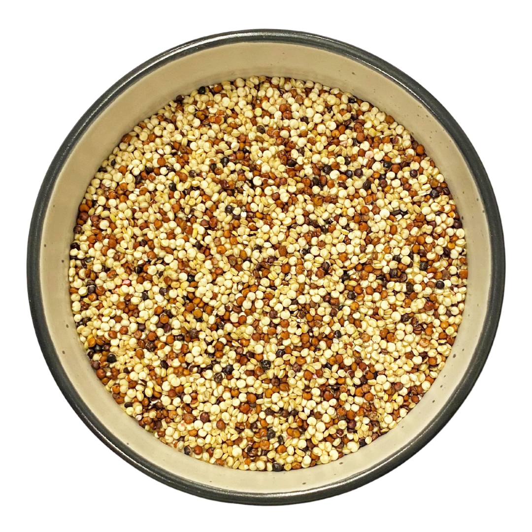 Tricolour Quinoa Seeds Organic - Gluten Free Premium Bolivian | Wholesale BULK 25kg, 5kg